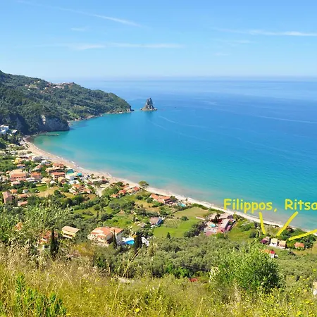House Ritsa Am Agios Gordios, Corfu בית נופש