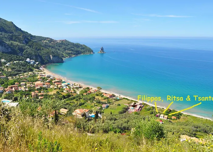 House Ritsa Am Agios Gordios, Corfu Σπίτι διακοπών